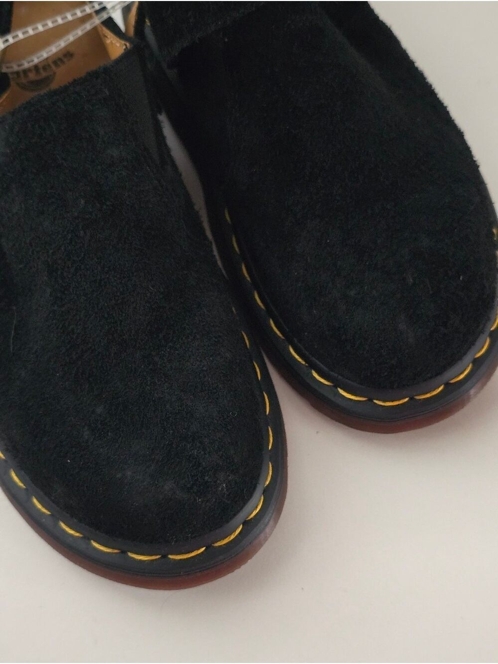 NWOT Dr. Martens Isham Desert Oasis Suede Mule Clogs Black Size 5 - Picture 8 of 15